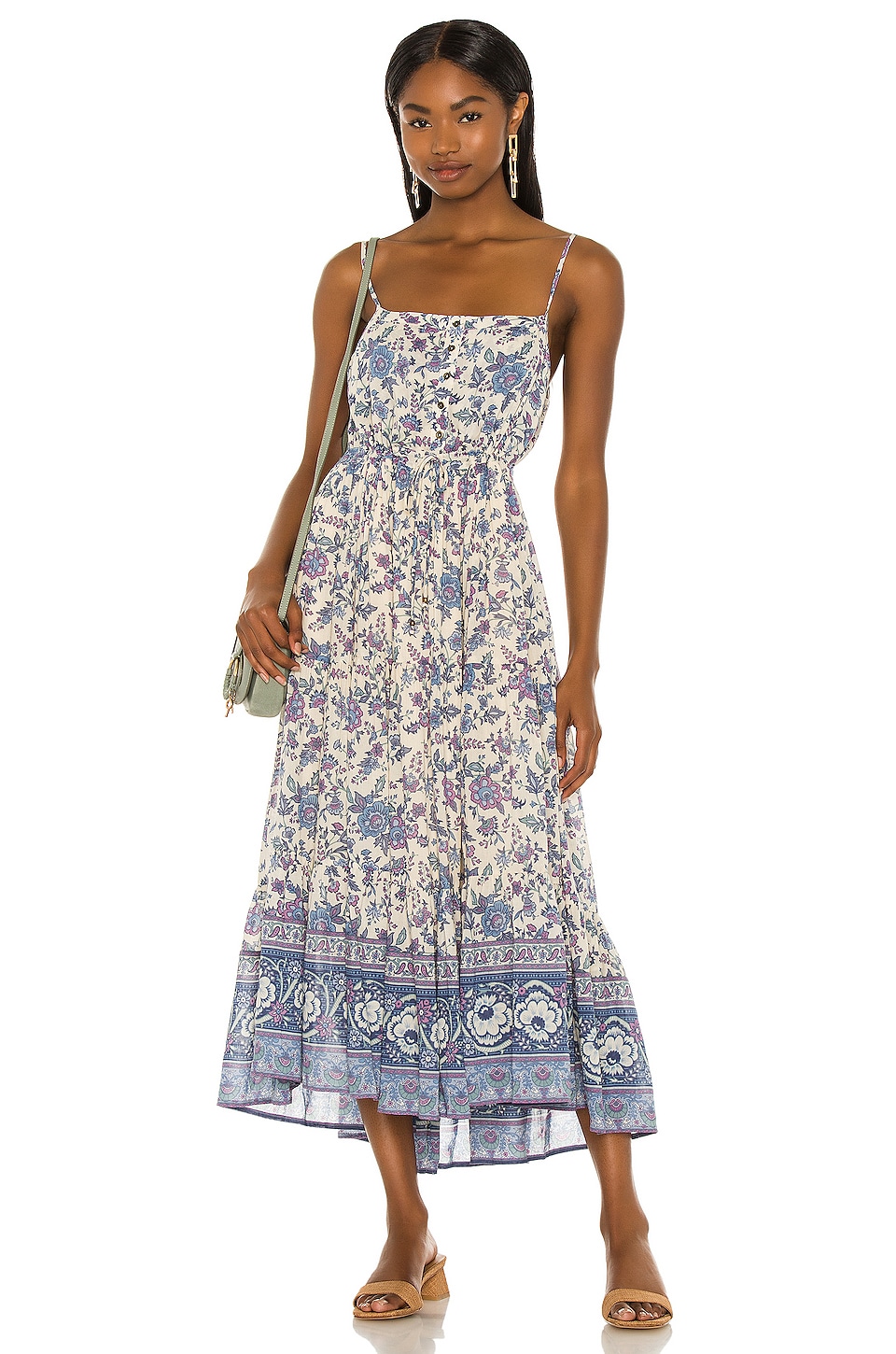 SPELL X REVOLVE Folk Song Sundress in Sky | REVOLVE