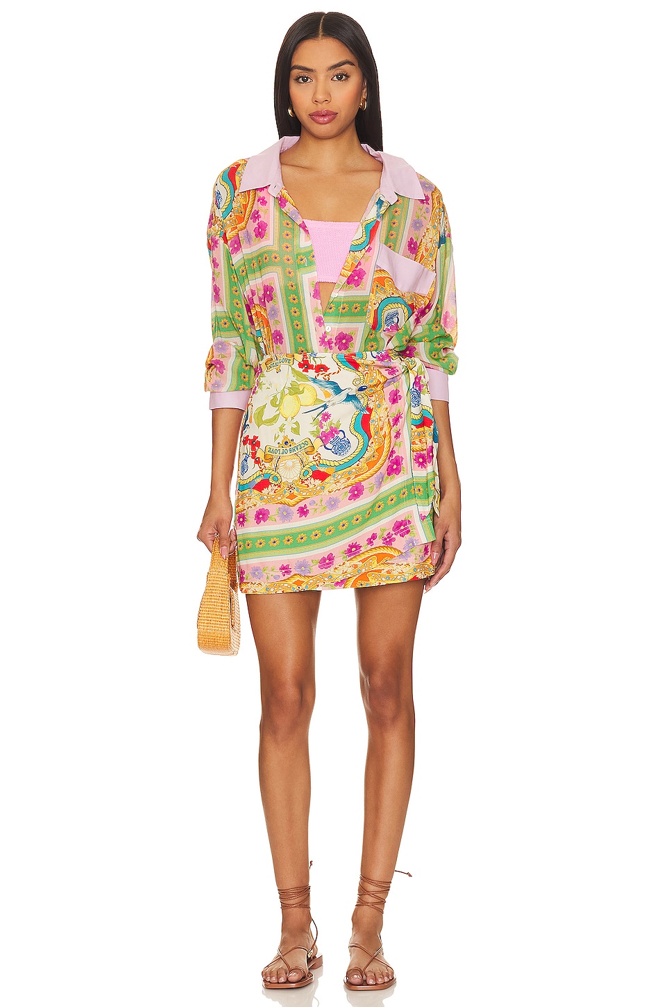 Rumour print shirt dress from hotsell Spell