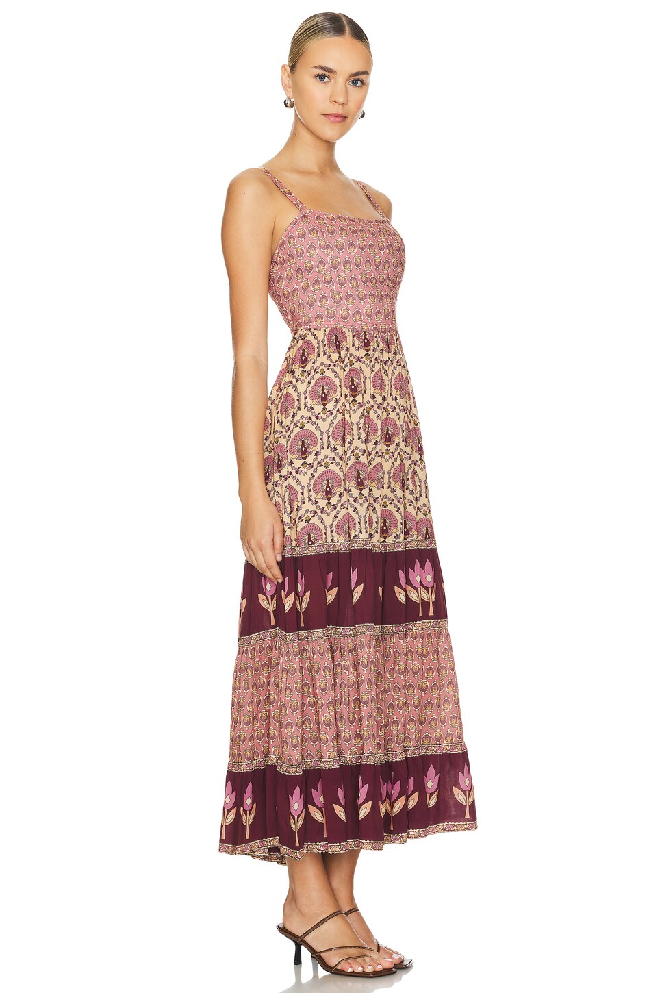 SPELL Chteau Quilted Strappy Maxi Dress thumbnail