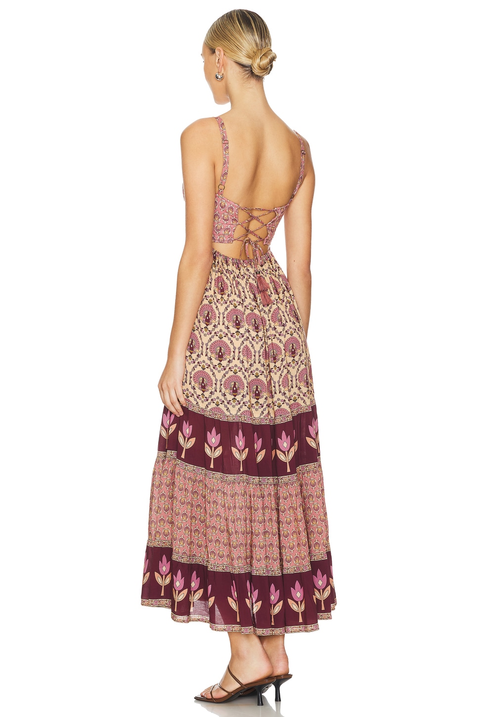 SPELL Chteau Quilted Strappy Maxi Dress thumbnail