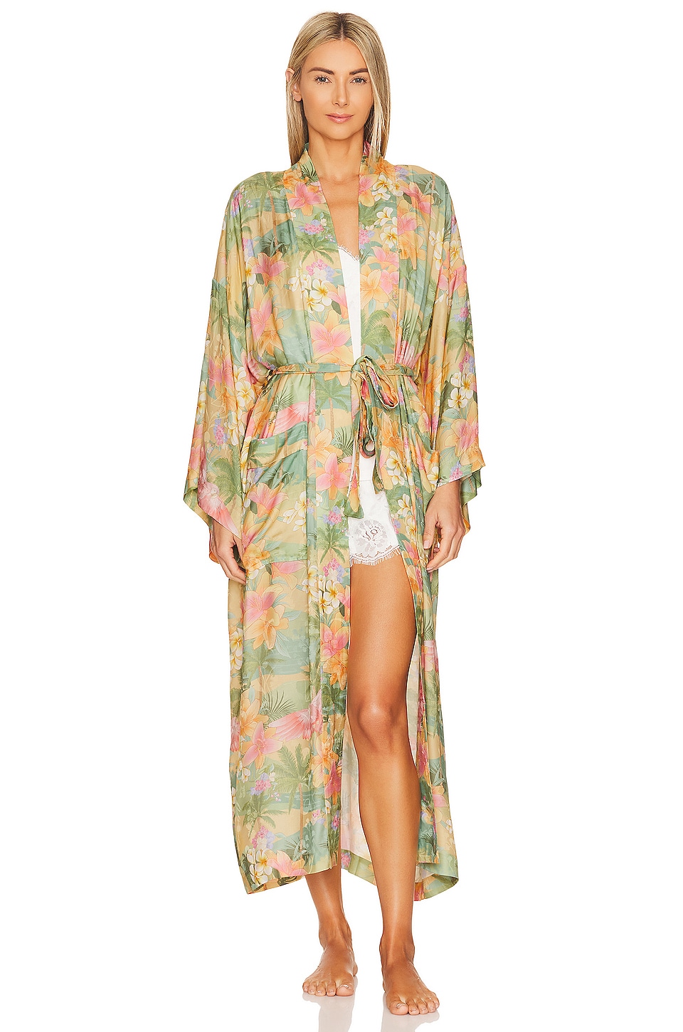 SPELL Havana Maxi Robe in Tropical | REVOLVE
