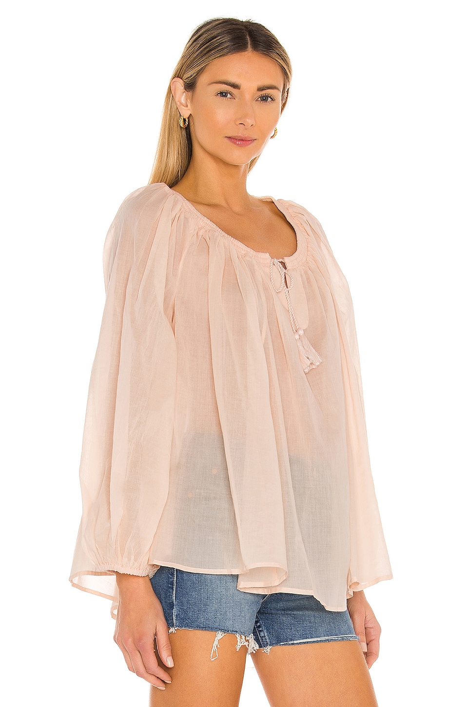 spell anne blouse peach