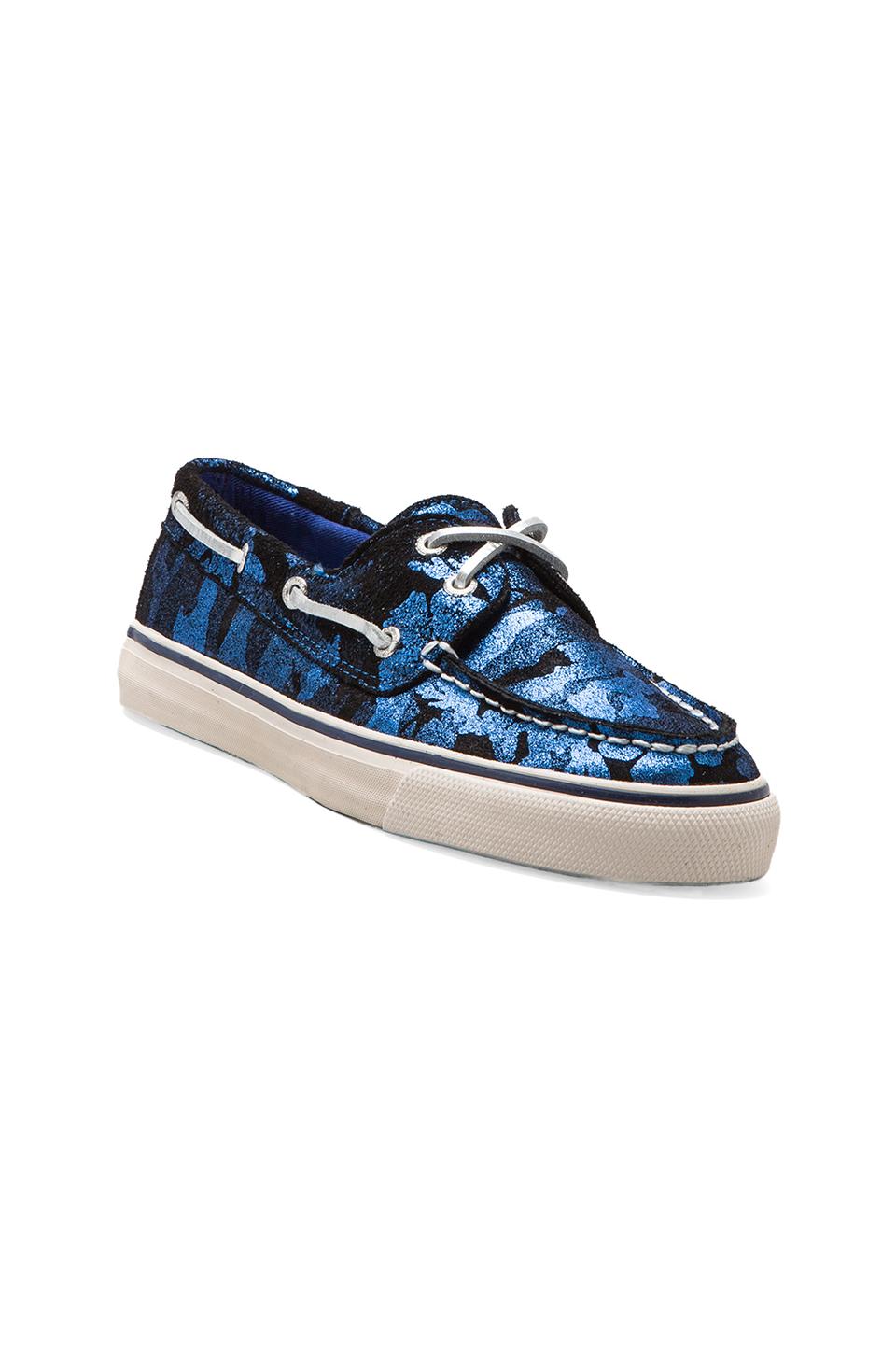 Sperry Top-Sider Bahama 2-Eye in Blue Metallic Camo
