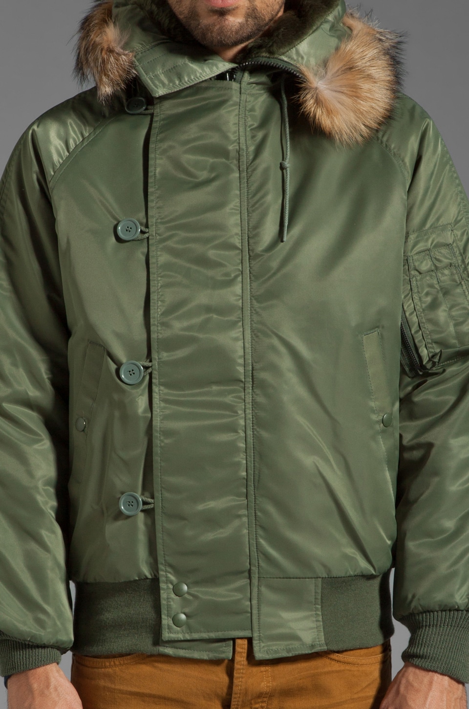 Spiewak N2B Snorkel Parka in Sage REVOLVE