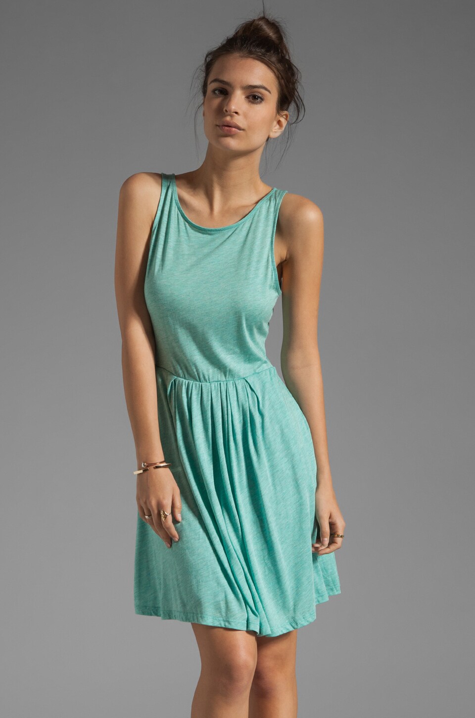 aquamarine jersey dress