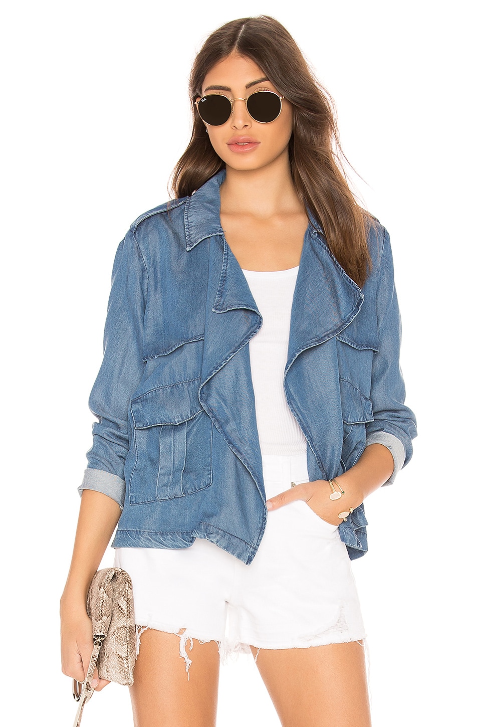 Splendid Soft Denim Jacket in Medium Wash | REVOLVE