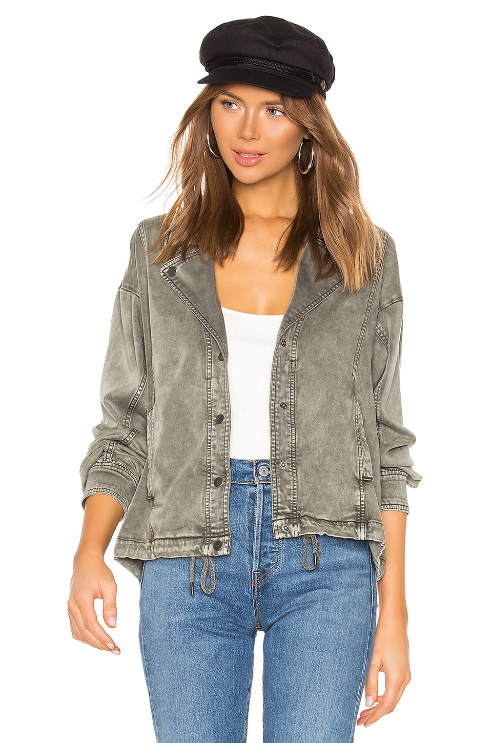 Splendid Military Jacket in Vintage Army | REVOLVE