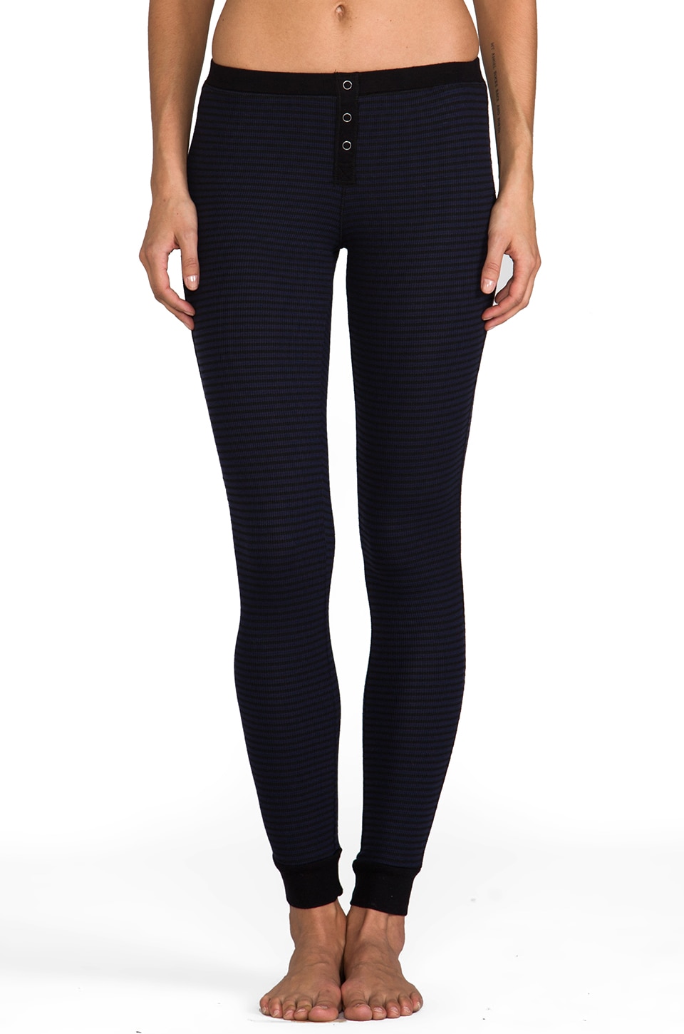 Splendid Mini Black Stripe Thermal 