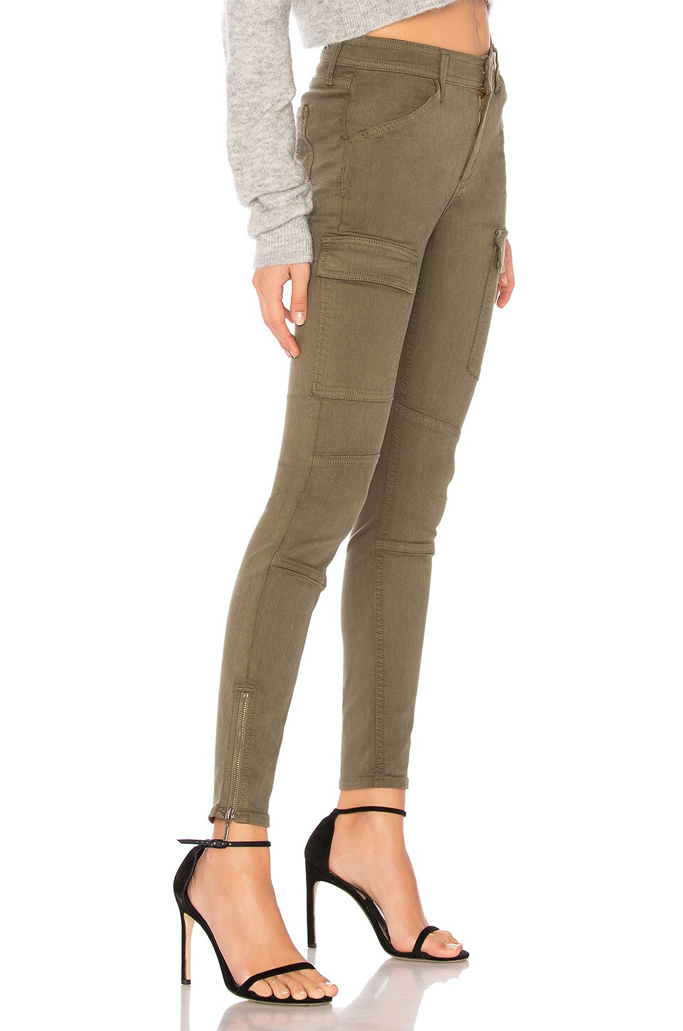 Splendid Twill Skinny Cargo in Fatigue