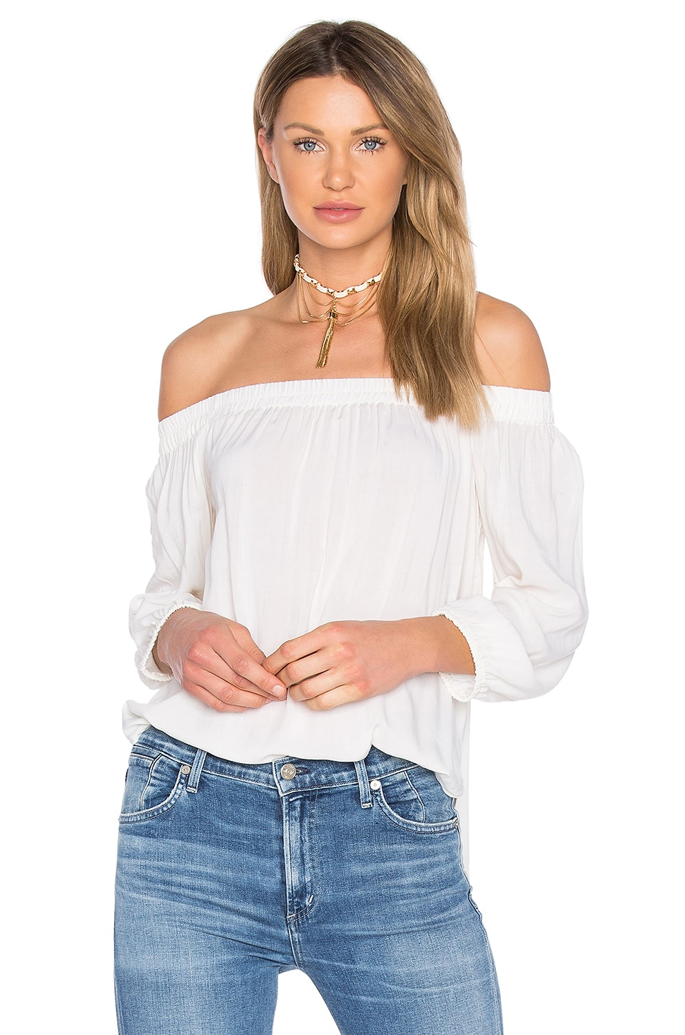 splendid off the shoulder top