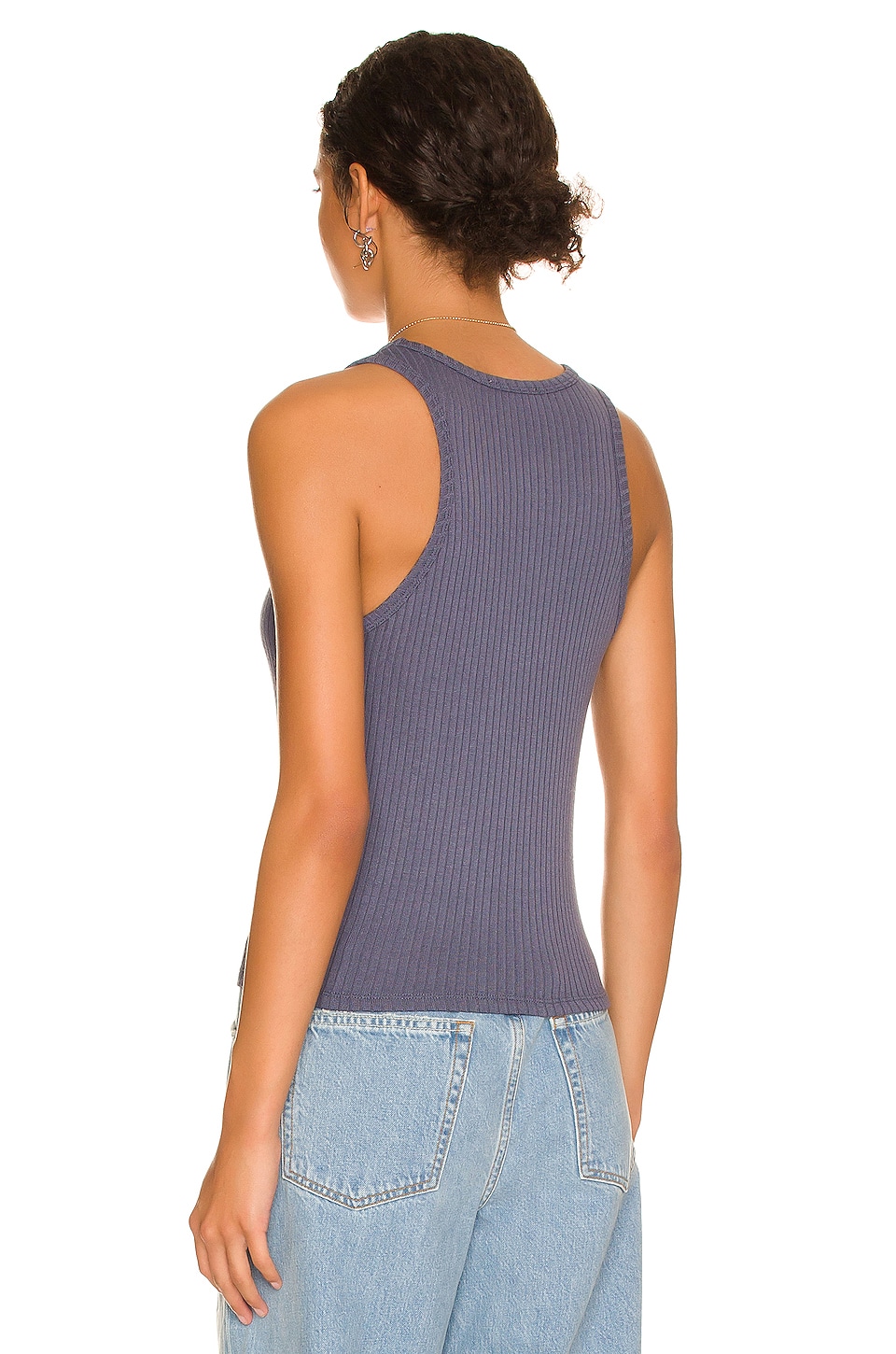 Splendid Ribbed Tank Splendid Eco Supersoft Rib Tank in Soft Navy | REVOLVE