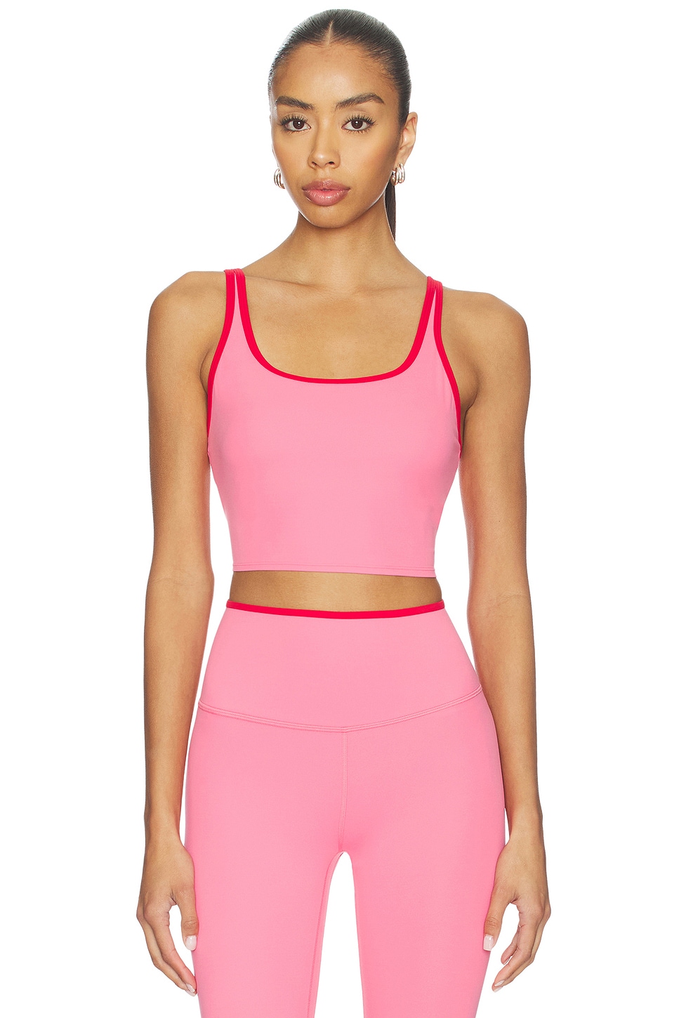 Splits59 Cait Rigor Sports Bra in Strawberry & Pirate Red | REVOLVE