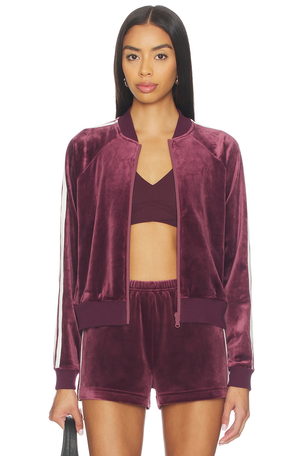 Heritage Velour Bomber Jacket