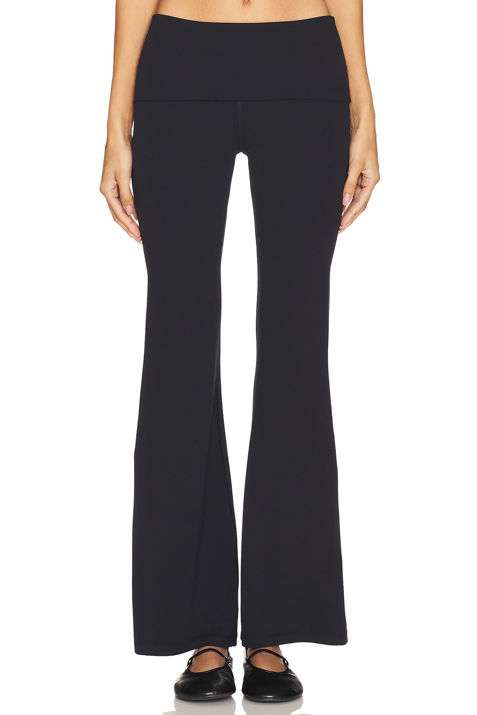 Raquel Airweight Fold Over Flare 32" Pant - Thumbnail 1