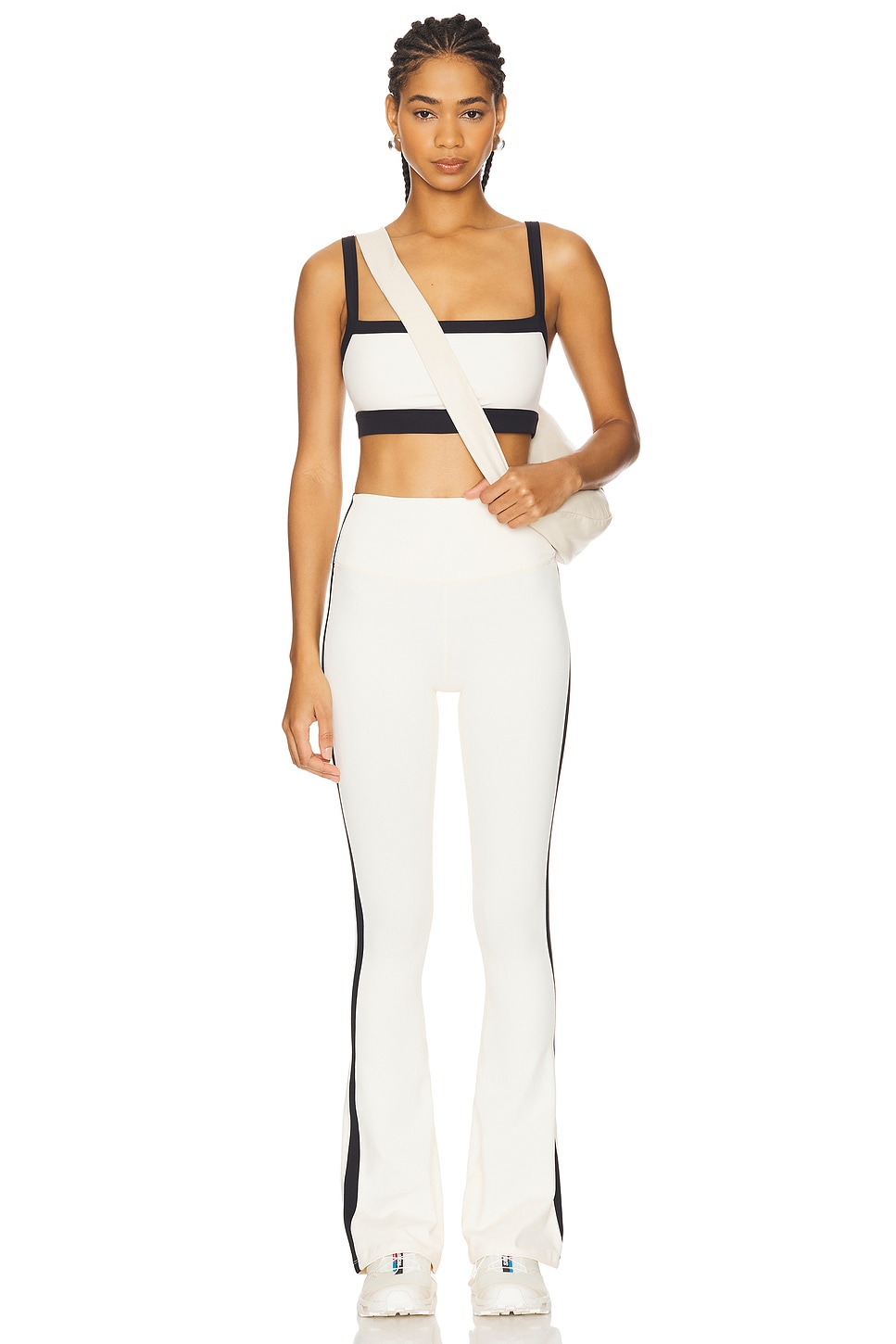 Raquel High Waist Supplex Flare 32" Pant - Thumbnail 5