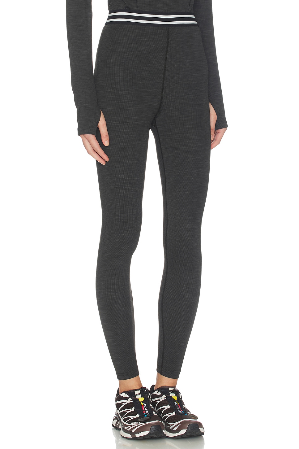 Bailey High Waist Active Rib 7/8 Legging - thumbnail 3