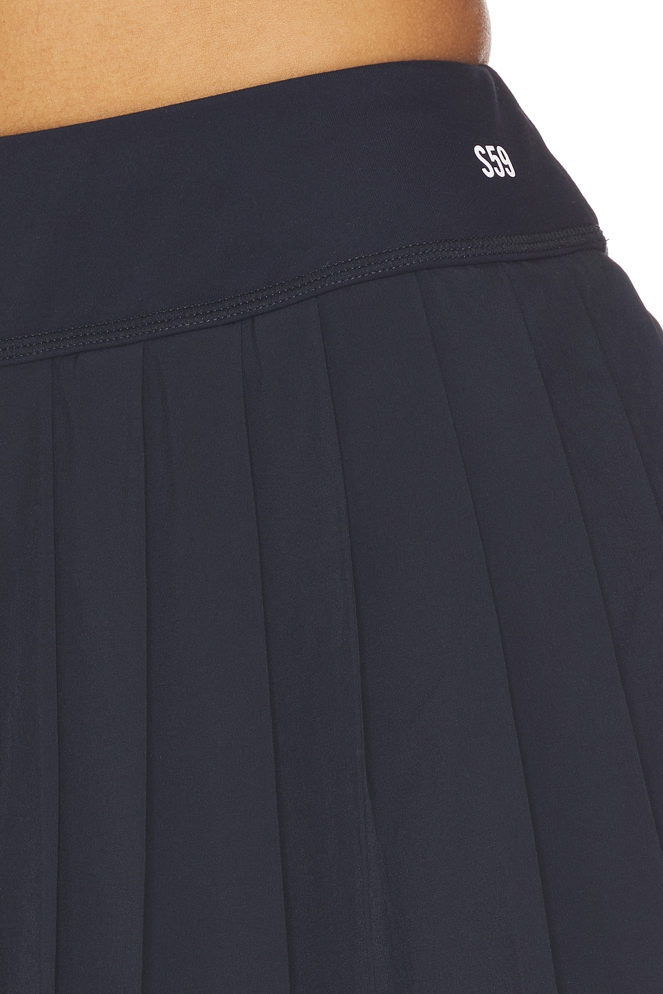 Splits59 Shira Woven Pleated Skirt in Indigo | REVOLVE