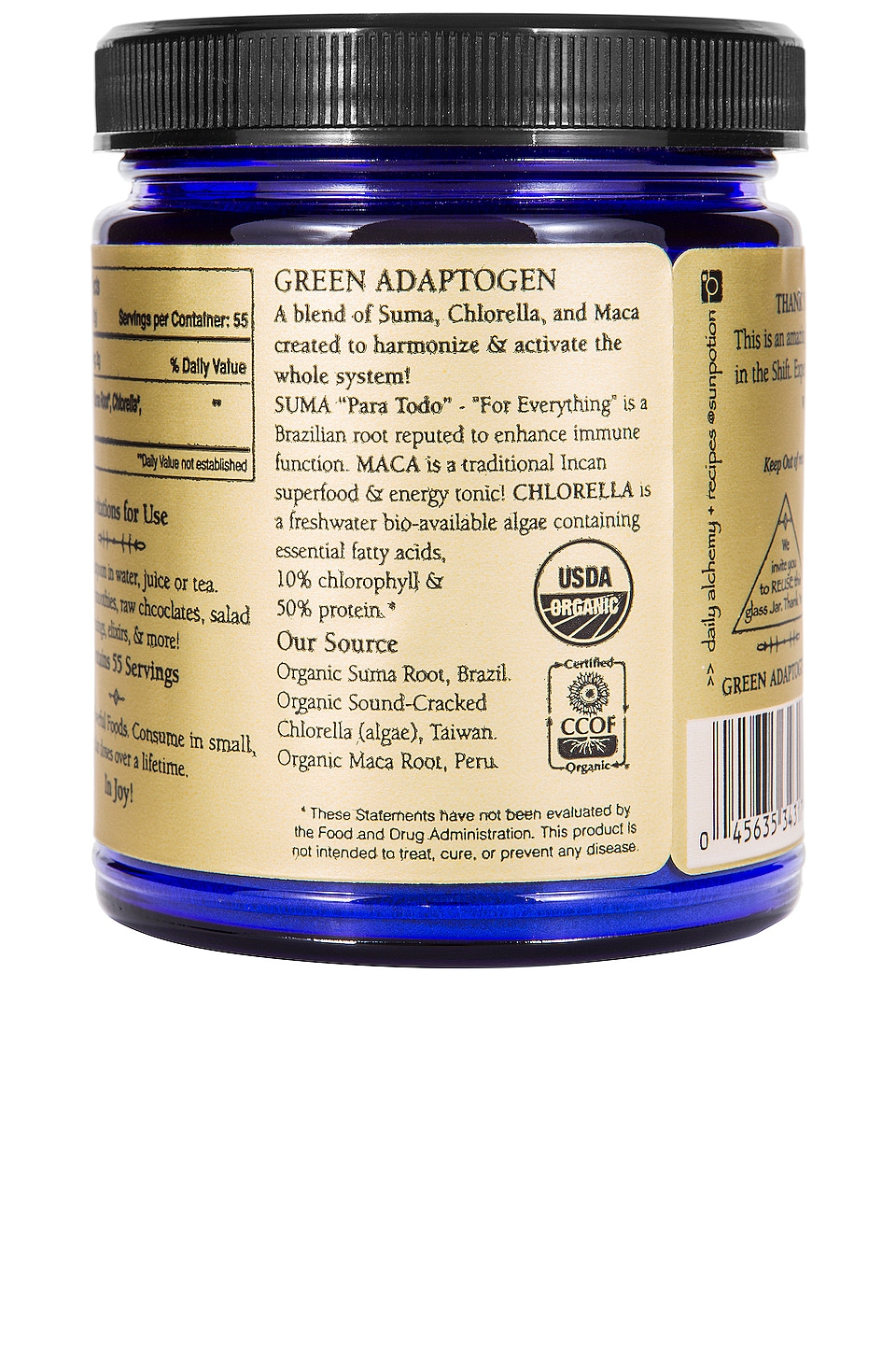 Sun Potion Green Adaptogen Blend In N,a