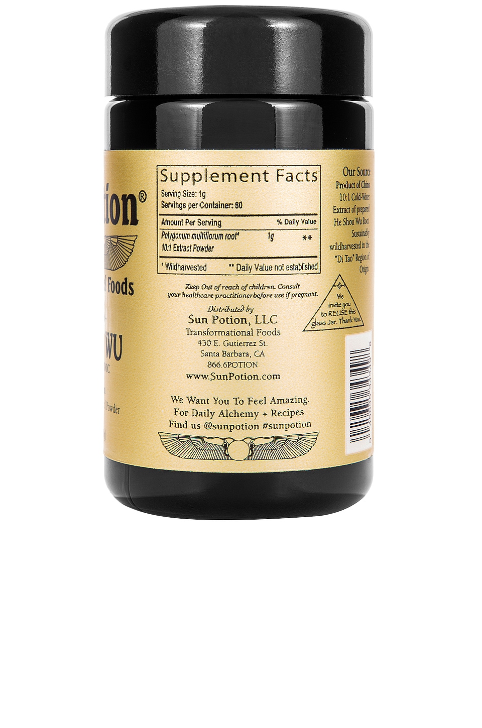 Sun Potion He Shou Wu Rejuvenation Tonic Powder In N,a