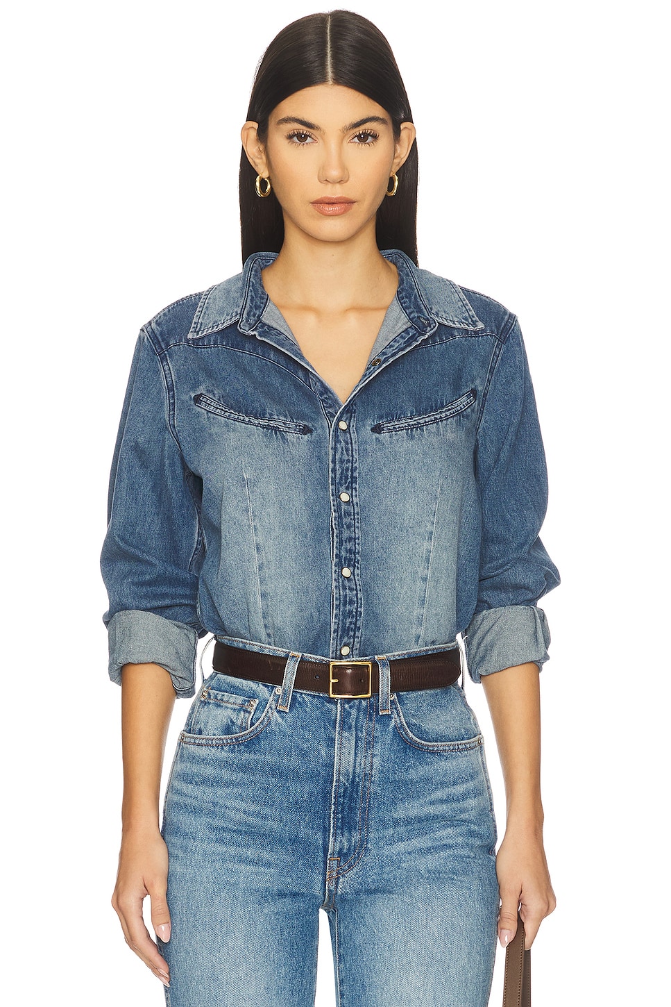 Sendero Provisions Co. The Yoakam Shirt in Denim | REVOLVE