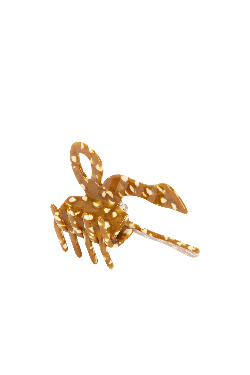 Hand-Painted Coquette Bow Claw Hair Clip - thumbnail 3