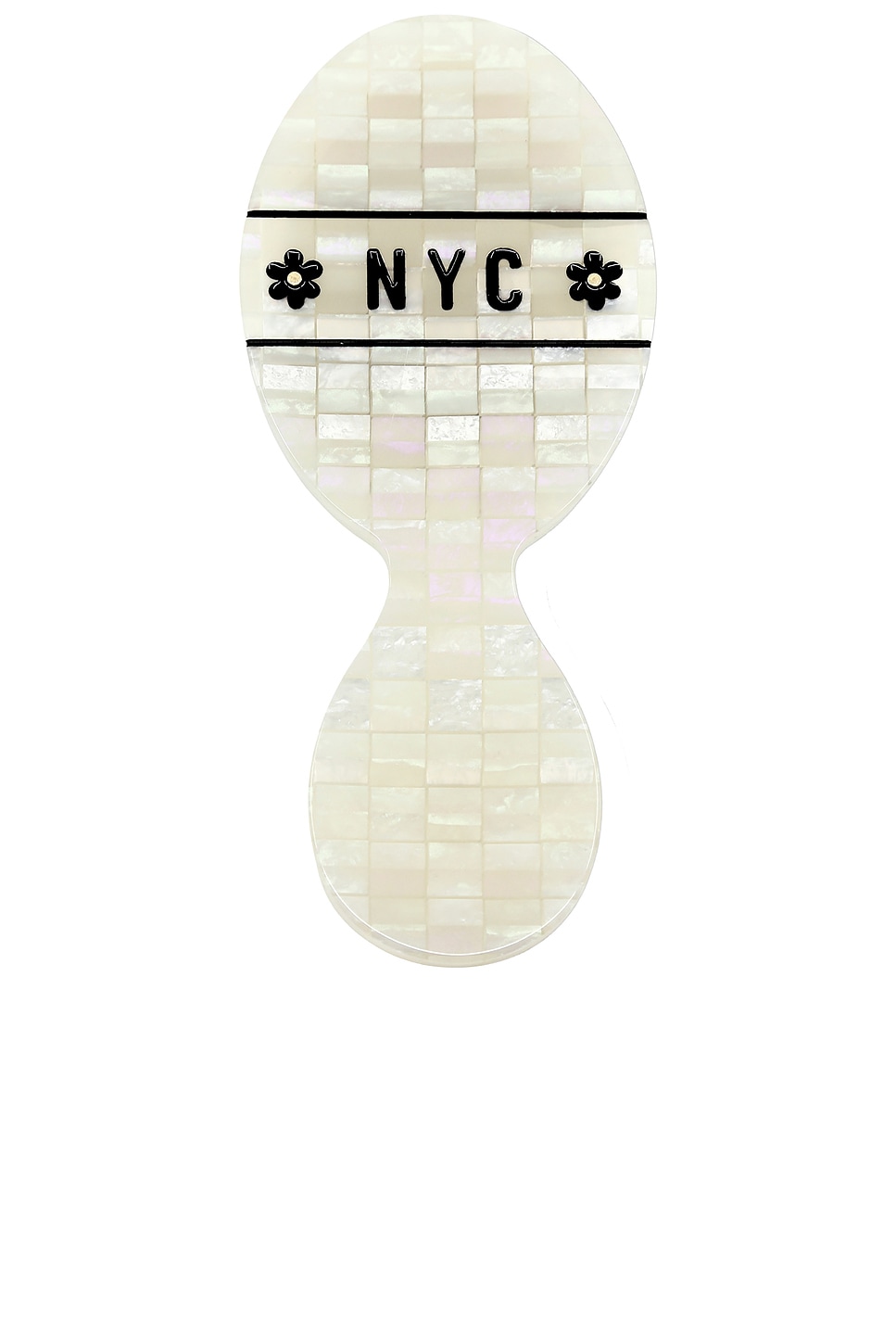Hand-painted NYC Mosaic Handbag Hero Brush - thumbnail 2
