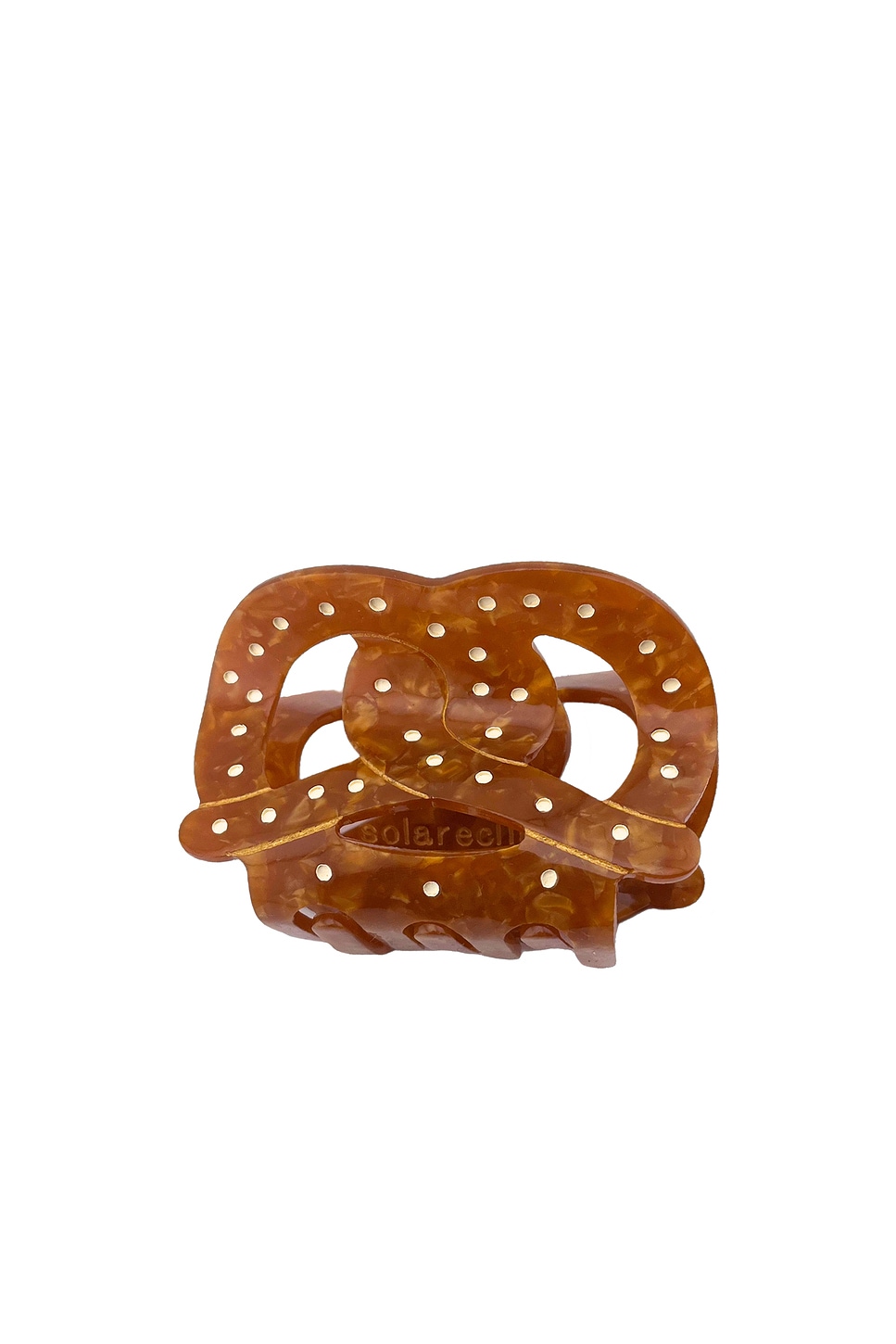 Hand-painted Pretzel Claw Hair Clip - thumbnail 2