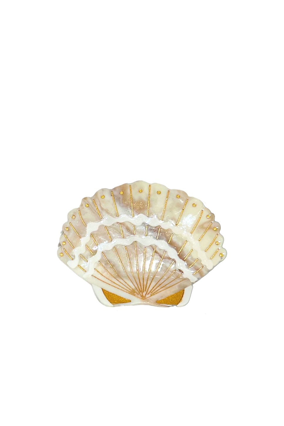 Hand-painted Seashell Claw Hair Clip - thumbnail 2