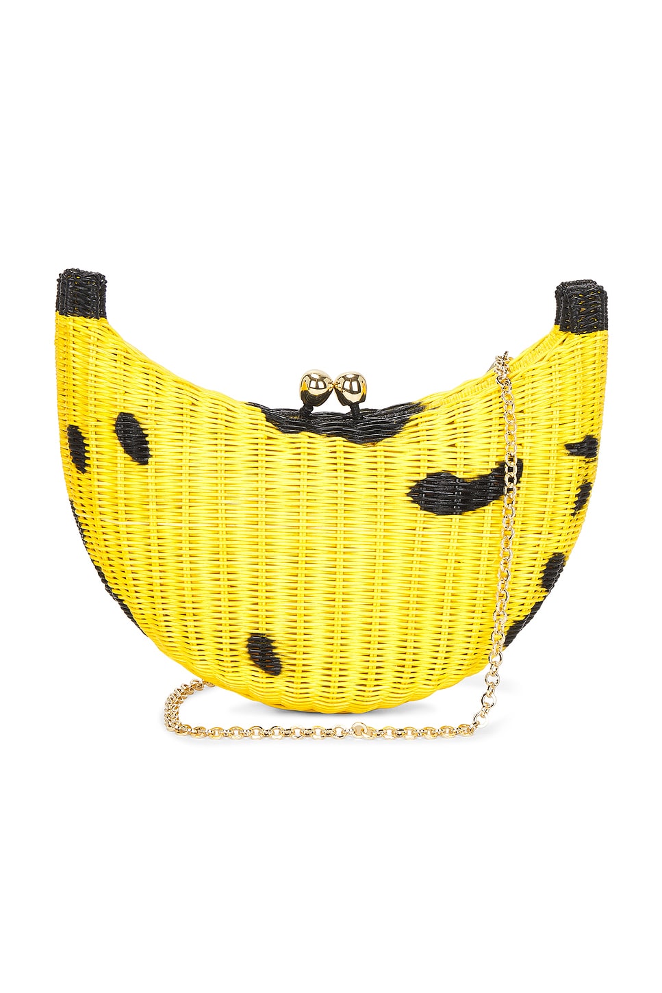 x REVOLVE X Revolve Tropical Banana Clutch