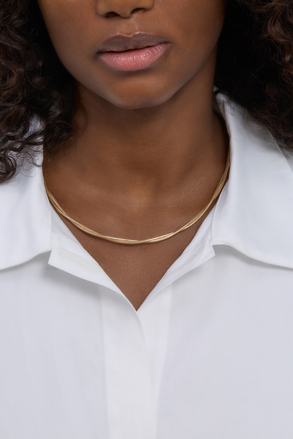 Interwoven Gold Necklace
