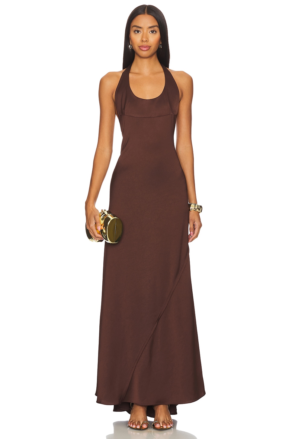 SIEDRES Welise Dress in Brown | REVOLVE