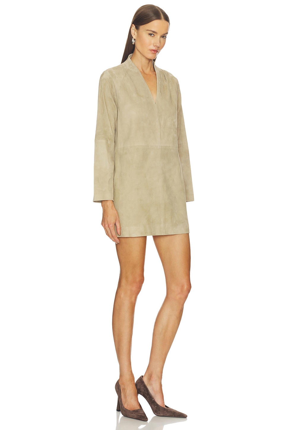 Tanya Suede Dress - thumbnail 3