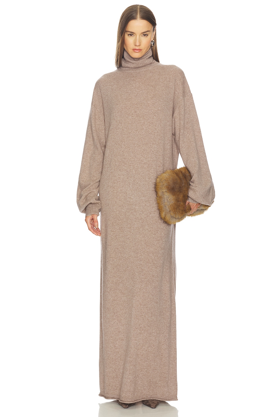 SRG Sascha Knit Turtleneck Dress in Toast | REVOLVE SRG Sascha Knit Turtleneck Dress in Toast | REVOLVE