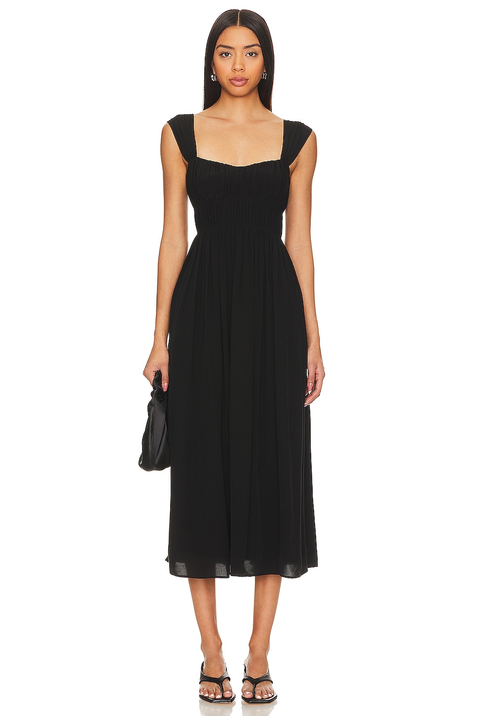 Rue Sophie Layla Midi Dress in Black | REVOLVE