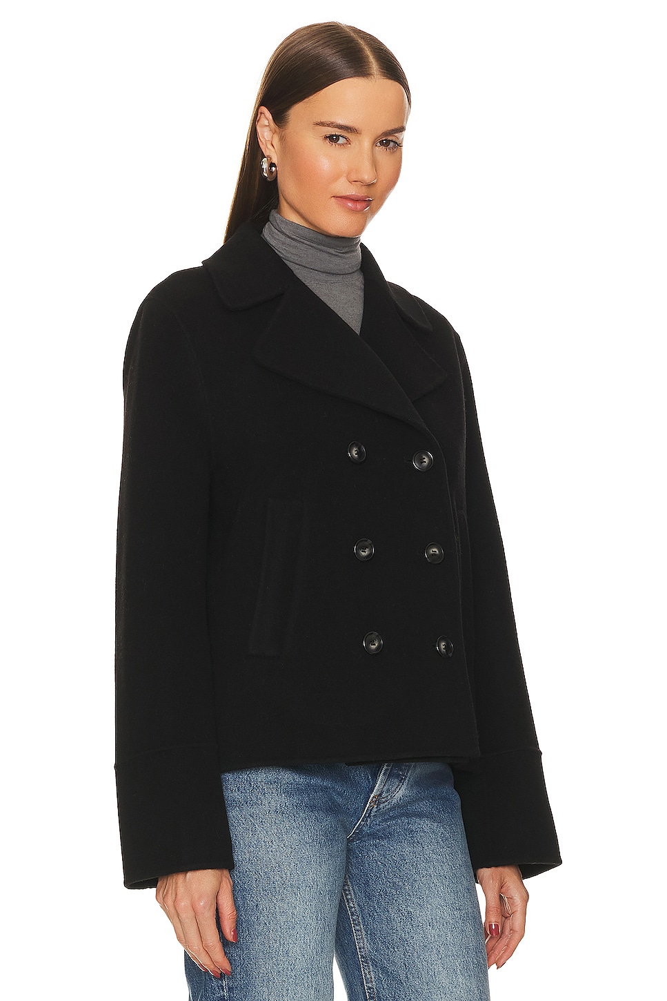 Rue Sophie Ollie Peacoat Jacket thumbnail