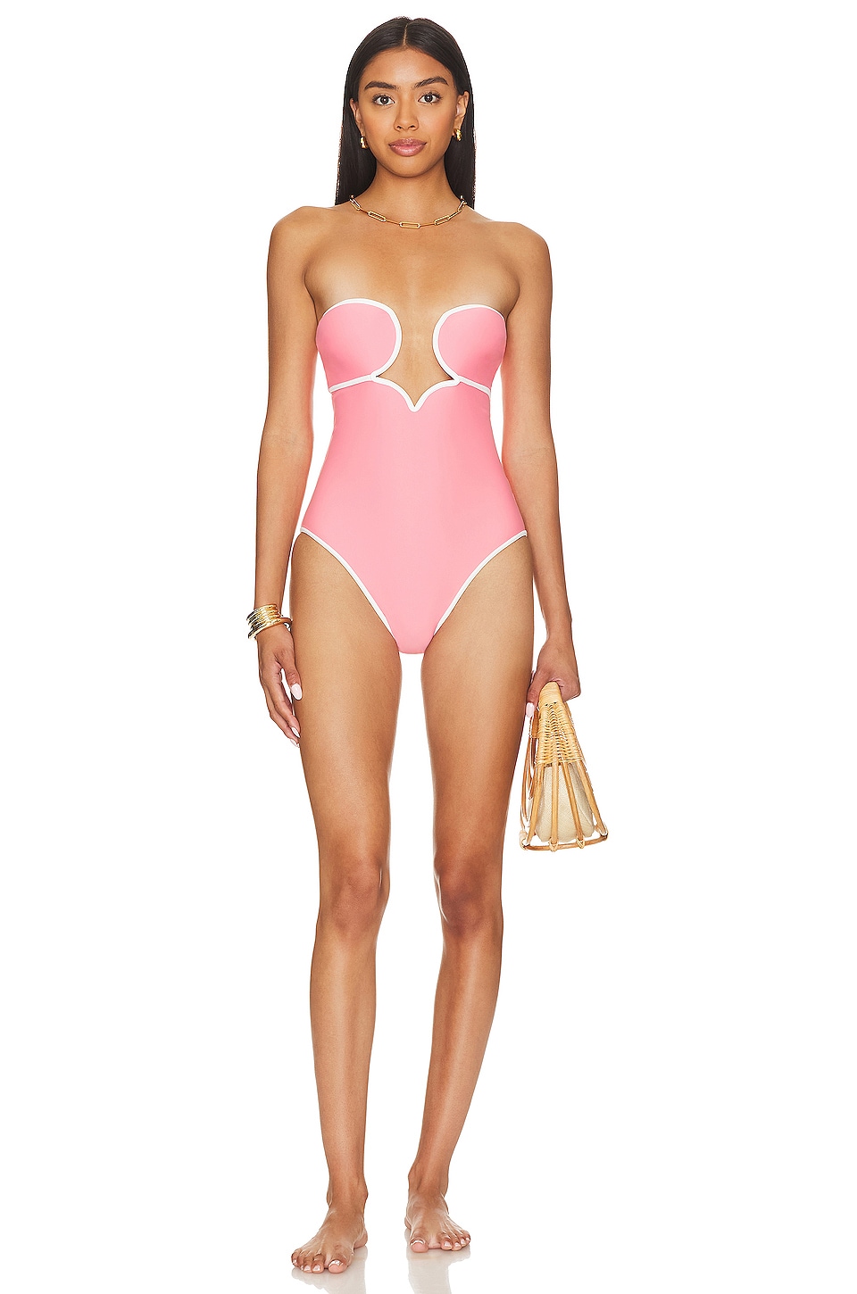 Shani Shemer Sandra One Piece in Soft Pink | REVOLVE