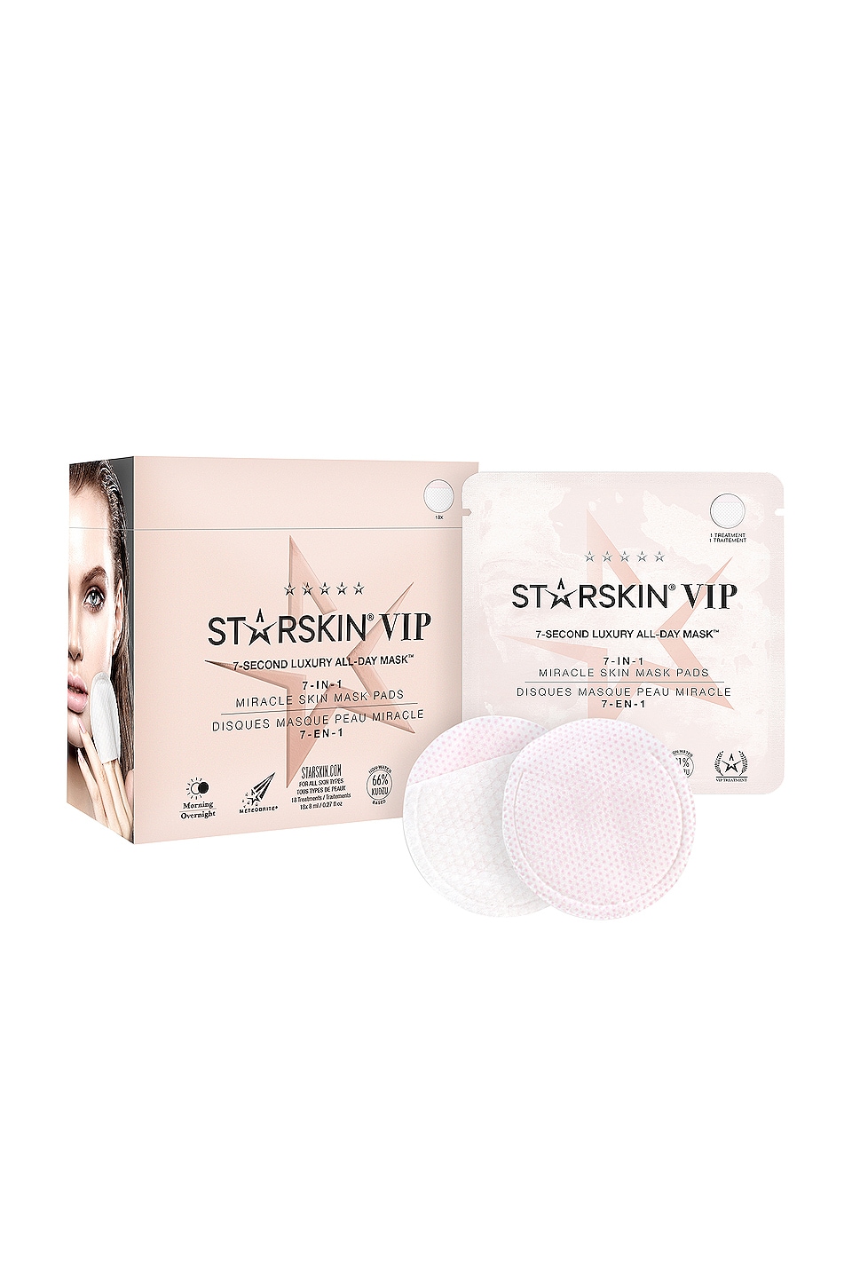 Shop Starskin Vip 7-second Luxury All-day Mask Pad 18 Pack In N,a