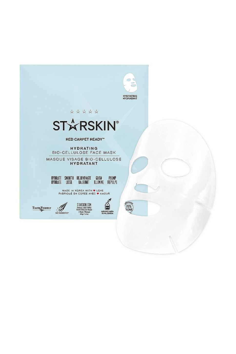 Red Carpet Ready Hydrating Bio-Cellulose Second Skin Face Mask - thumbnail 3