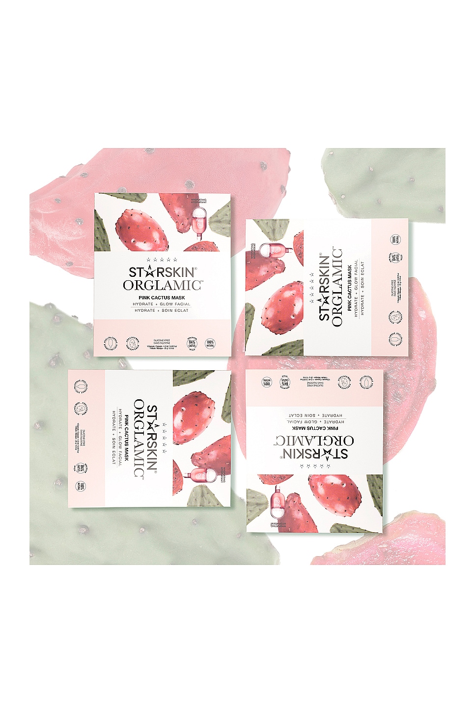 Pink Cactus Sheet Mask Value Pack - thumbnail 3
