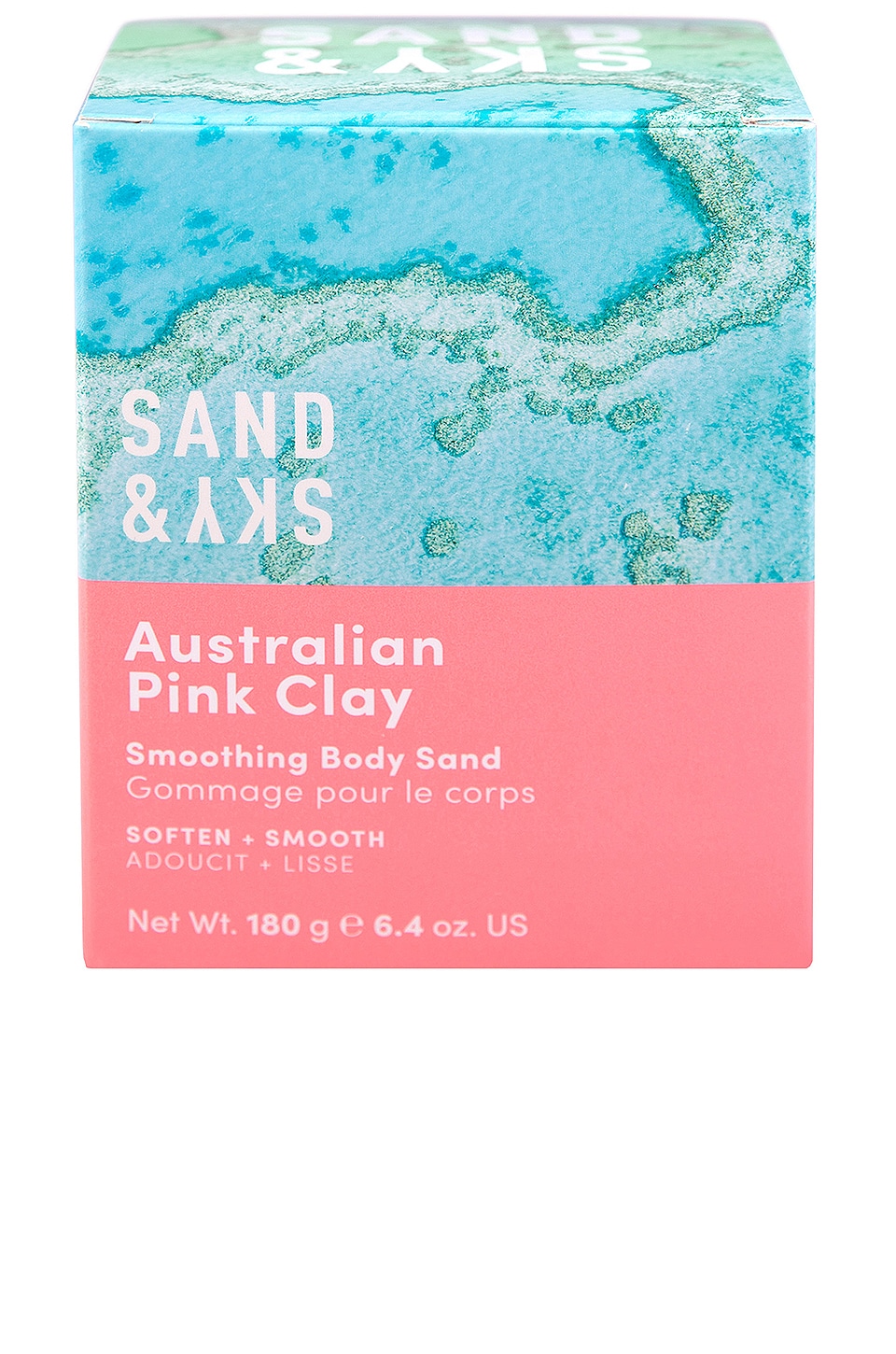 Shop Sand & Sky Pink Clay Smoothing Body Sand In N,a