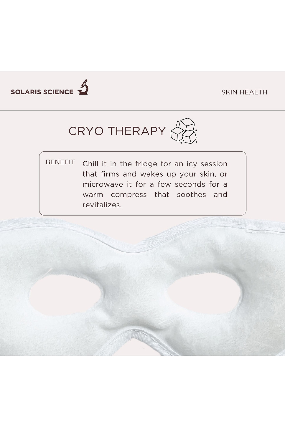 White Cryo Eye Mask - thumbnail 3