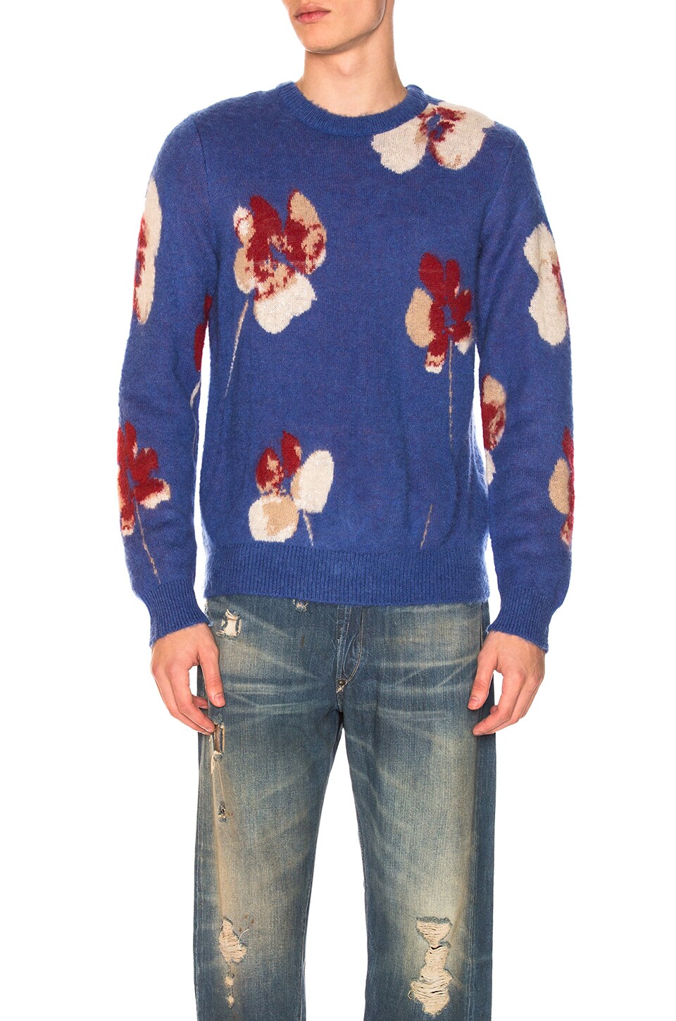 Image 1 of Poppy Mohair Sweater in Blue