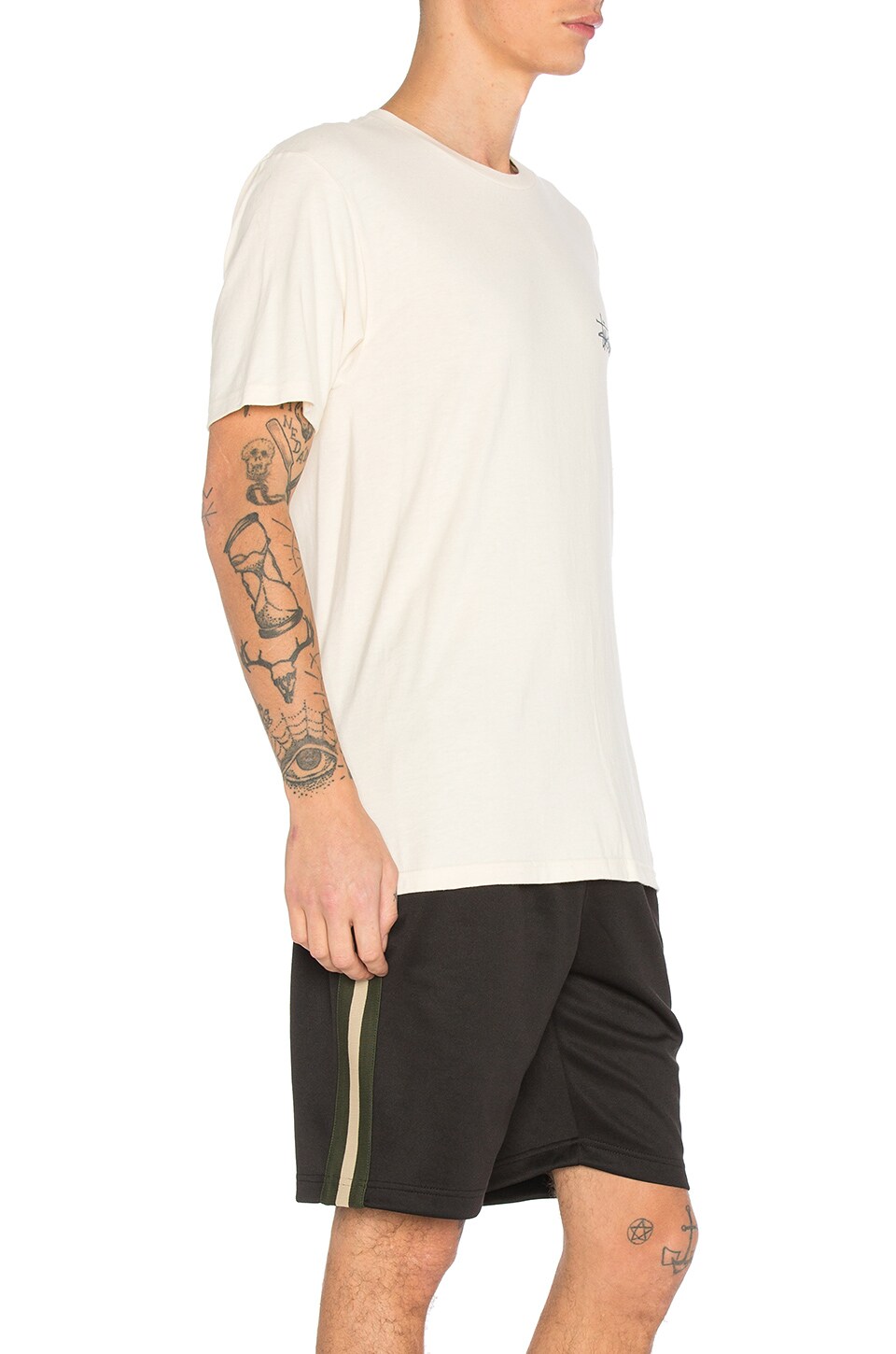 Stussy Basic Stussy Tee in Natural