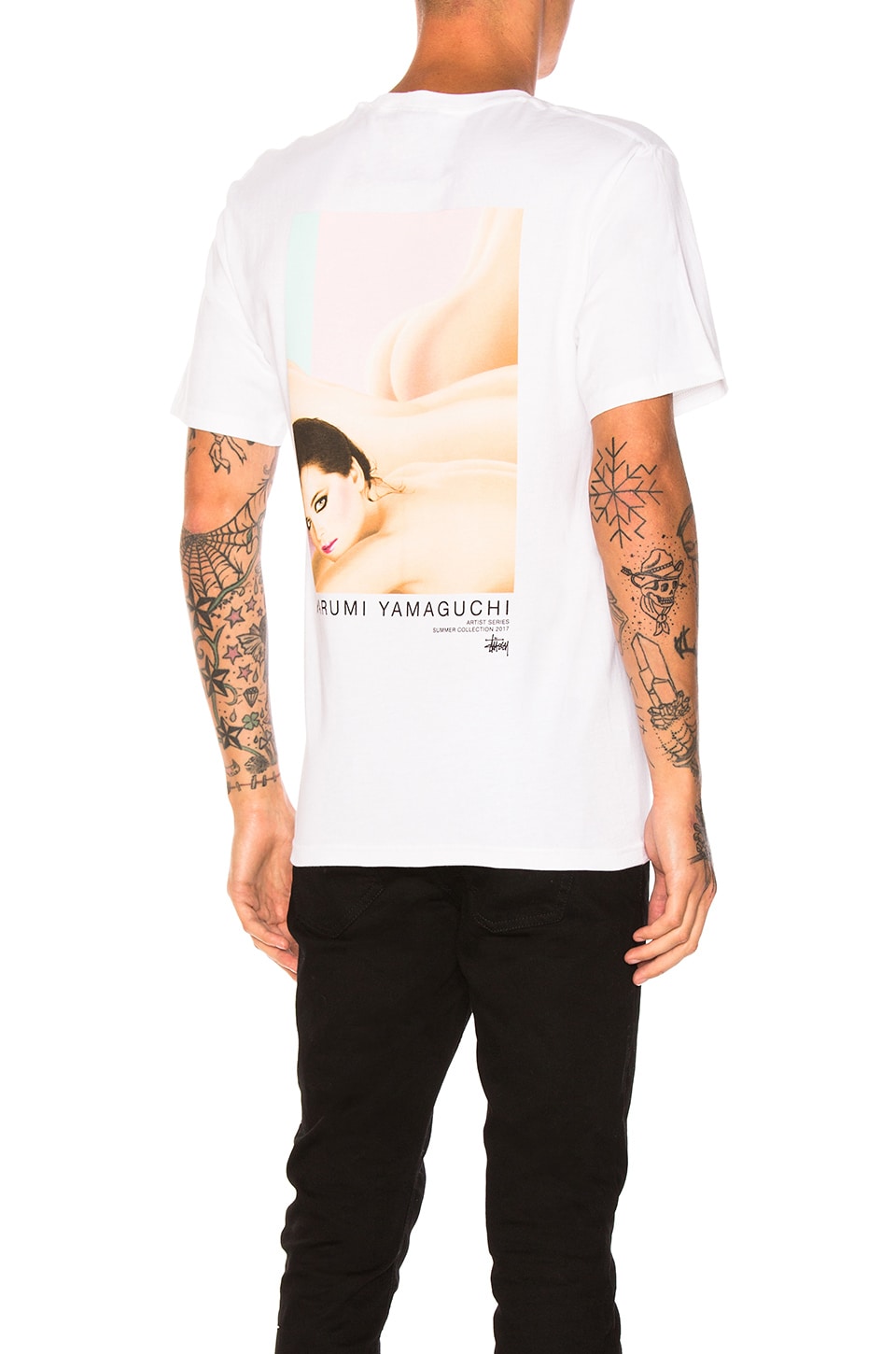 Stussy Harumi Yamaguchi Nude Tee in 