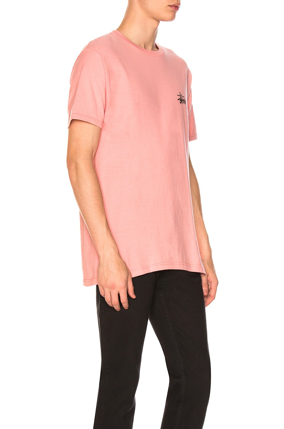Stussy Basic Stussy Tee in Dusty Rose | REVOLVE