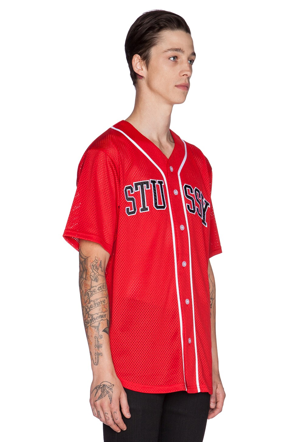 mesh baseball jersey