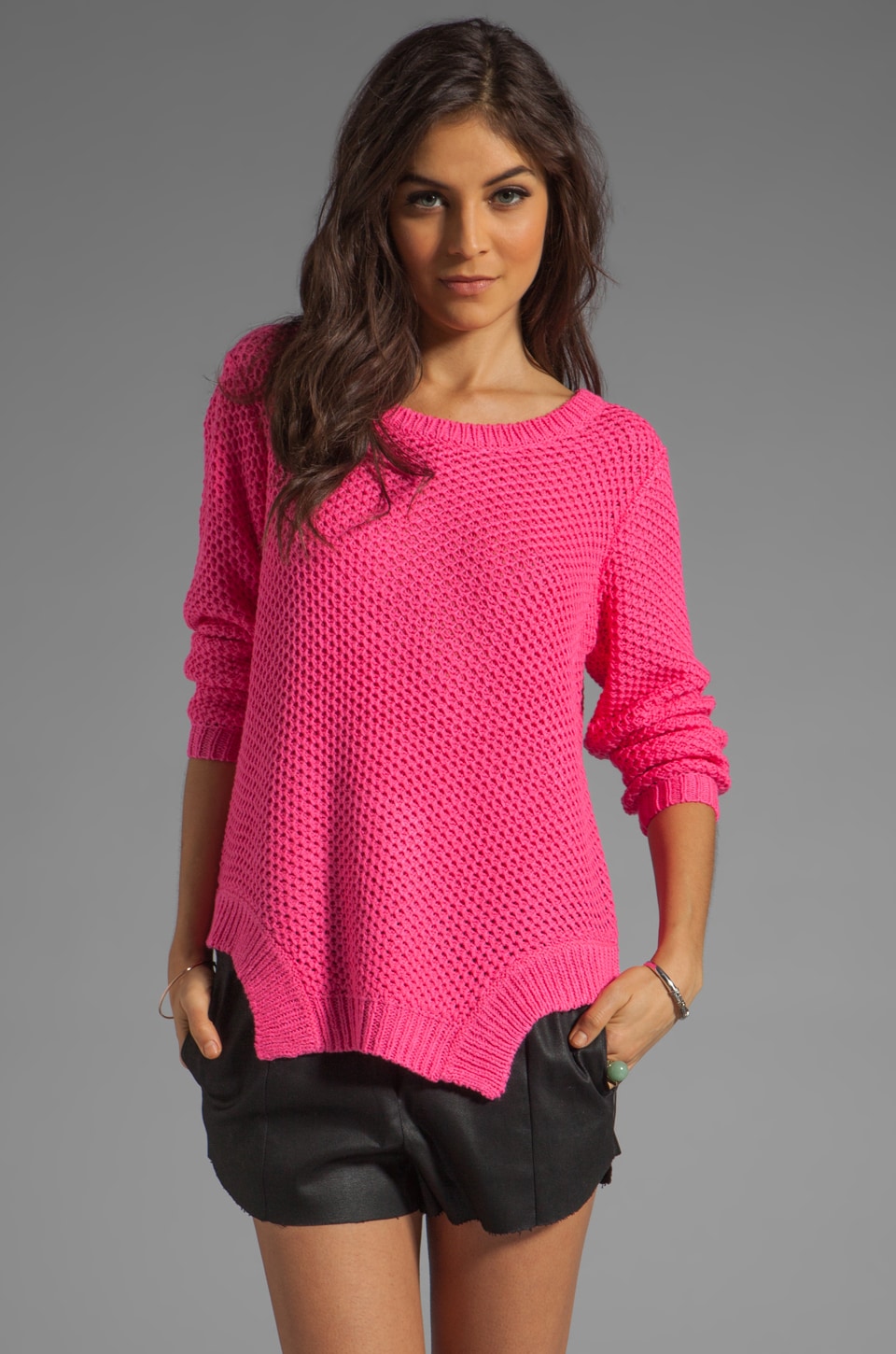 STYLESTALKER Moon Base Sweater in Vivid Pink | REVOLVE
