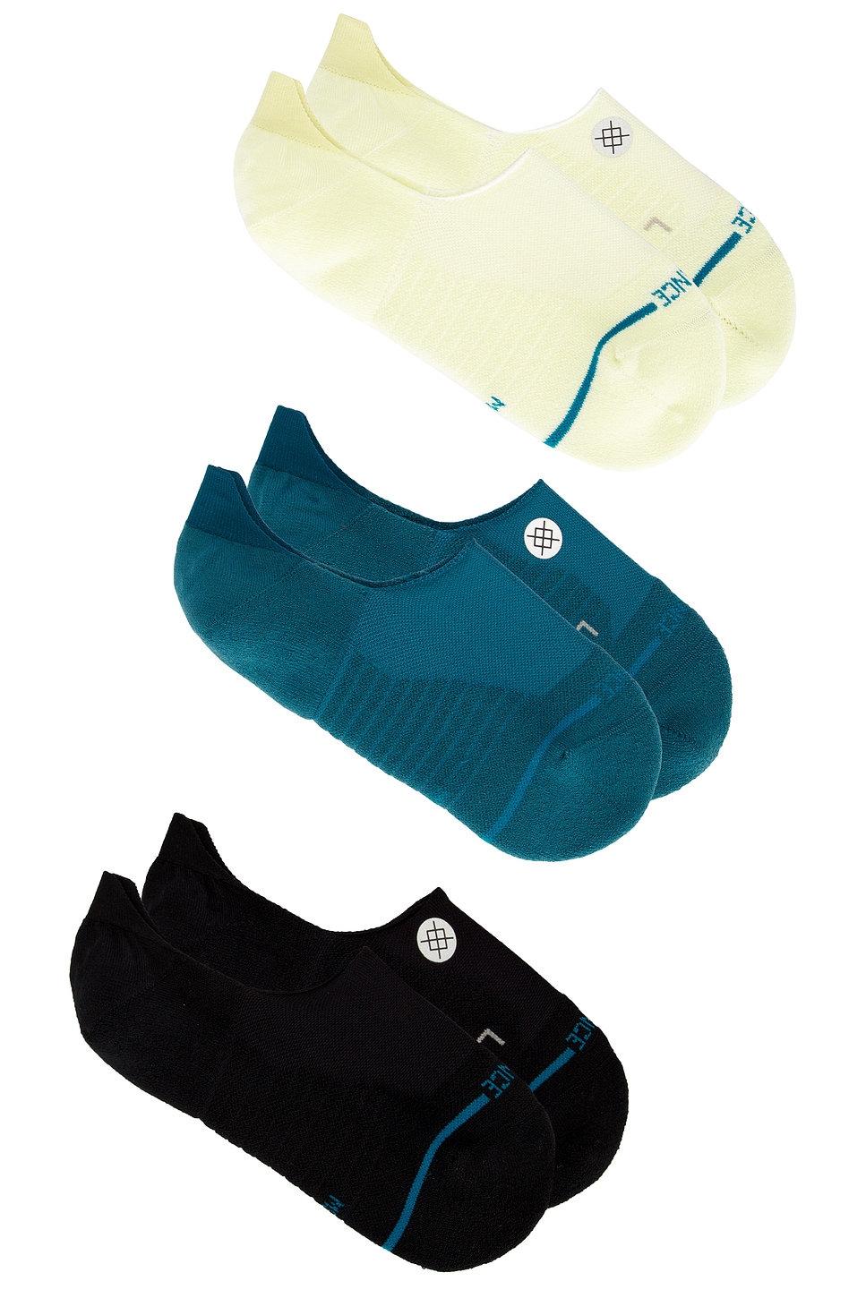 Light No Show 3 Pack Socks - Thumbnail 2
