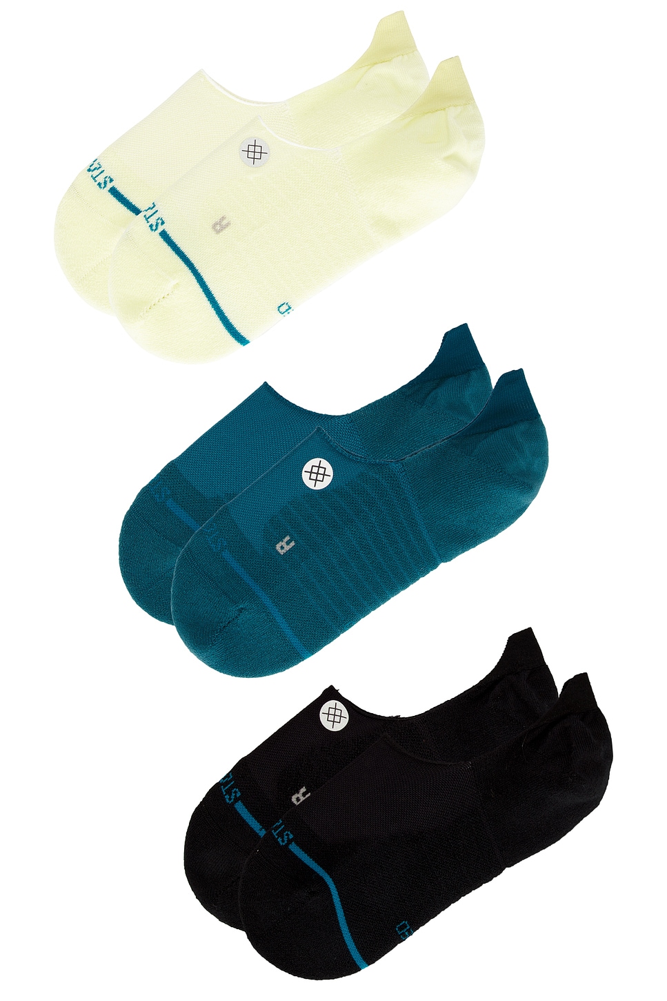 Light No Show 3 Pack Socks - Thumbnail 3