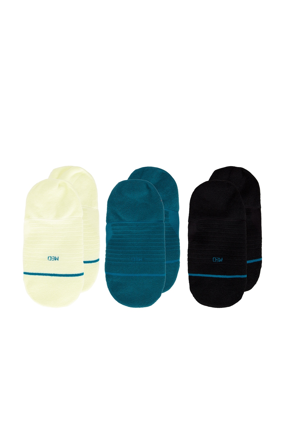 Light No Show 3 Pack Socks - Thumbnail 5